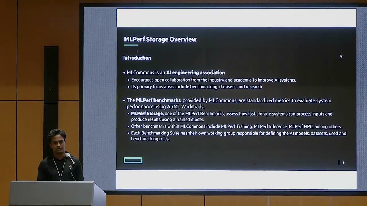 AI/ML Benchmarking and Lustre presentation thumbnail